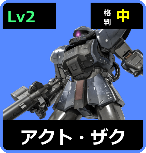 アクト・ザク Lv2 (C400/Ground)