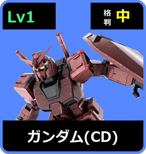 ガンダム（CD） Lv1 (C450/Ground)